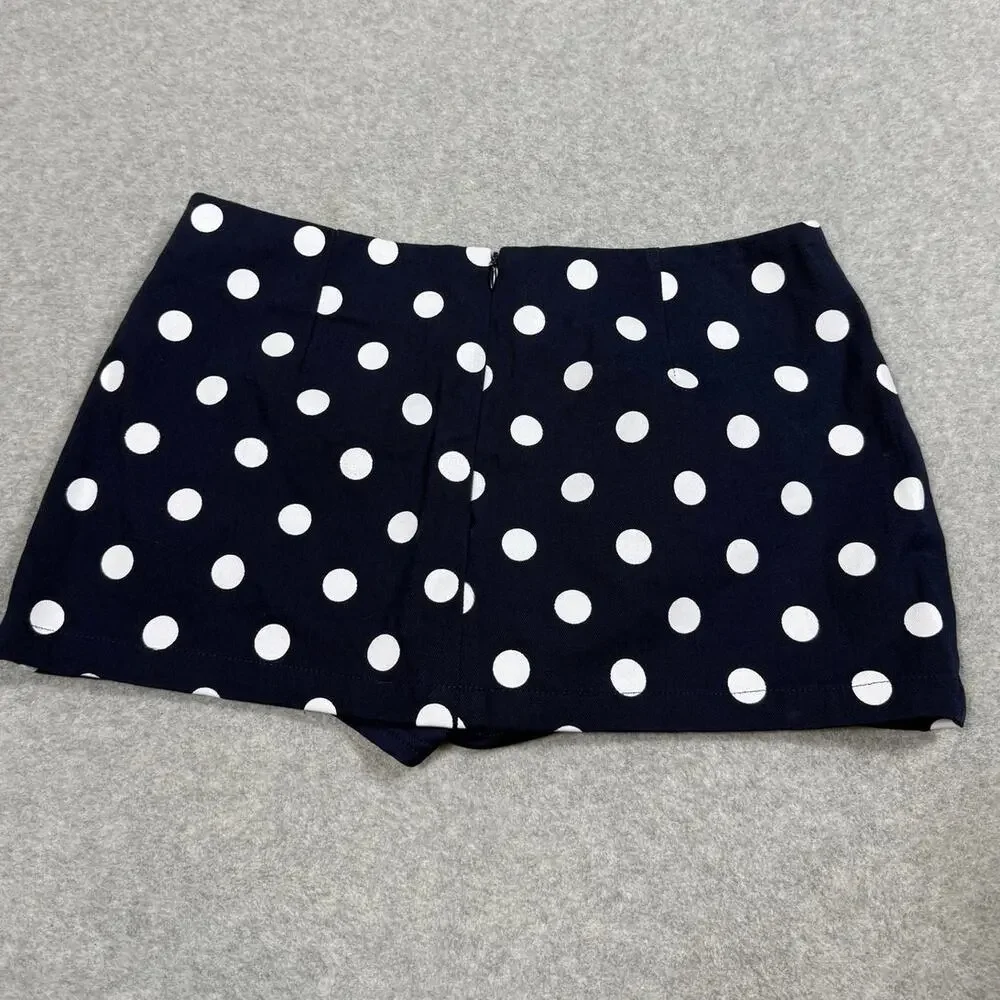 Edikted Noreen Polka Dot Mini Skort Womens Size XS NWT